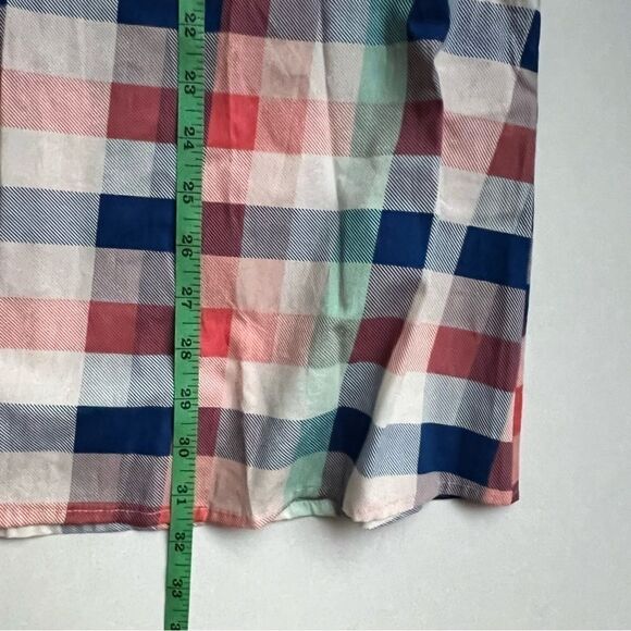 ASOS Midi Multicolor Gingham Button Down Skirt Size 2 NWT - Picture 5 of 7